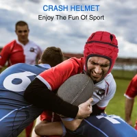 Youth Rugby Scrum Cap – Soft Shell Helmet for Kids, Ideal for Flag Football and Soccer(m-3)