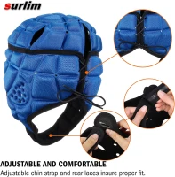 Soft-Shell Rugby Scrum Cap for Kids & Youth – Flag Football Protective Headgear(m-4)