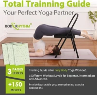 BODY RHYTHM Yoga Support Chair with Lumbar Backrest for Core & Abs, Handstand Balance, Flexibility, Strength Training and Back Pain Relief(m-2)