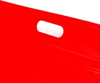 Best Choice Products 35"" Kids Plastic Toboggan Sled with Pull Rope and Dual Handles(m-4)