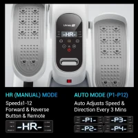 UMAY Under-Desk Elliptical – Quiet Portable Seated Pedal Exerciser for Seniors with Remote, 12 Speeds, Auto and Manual Modes(m-2)