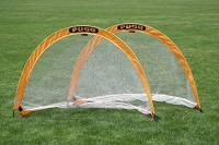 PUGG Pop-Up Soccer Goal Set – Portable Training Nets with Knitted Poly Mesh, Original Pickup Game Goal – Includes Two Goals and Carry Bag(m-5)