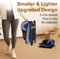 VIVURN 028 Under-Desk Elliptical — Motorized Seated Leg Exerciser, 12 Speeds & 5 Modes, Quiet Low-Impact Pedaler for Seniors (As Seen on TV)(m-7)