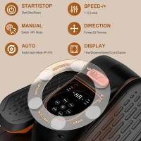 VIVURN 028 Under-Desk Elliptical — 12-Speed, 5-Mode Motorized Leg Trainer for Seated Use, Low-Noise for Home & Office(m-6)