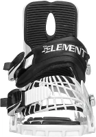 5th Element Summit Stealth Adult Men's Bindings - Universal Disc & Hardware for New/Replacement Snowboards, Beginner/Intermediate(m-7)