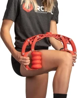 ROLL Recovery R8 Plus Deep Tissue Massage Roller (Lava Red) - Adjustable Intensity(m-1)