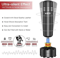 Dripex Freestanding Punching Bag with Gloves — 69"" Heavy Boxer Stand, Dual-Absorber System for Adult & Teen Home Training(m-7)