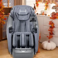 Alfine Theta A696 4D+SyncWave Massage Chair — Full-Body Zero Gravity SL-Track Recliner with Sonic Wave, AI Voice & 23 Modes (2026, Black)(m-2)