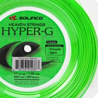 Solinco Hyper-G Co-Polyester Tennis String Reel 200 m (656 ft) — High Spin, Power & Control with TruTension Durable Polyester(m-3)
