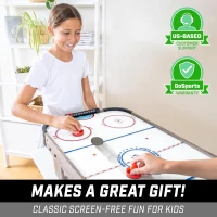 GoSports 40-inch Tabletop Air Hockey Game for Kids — Oak Finish(m-6)