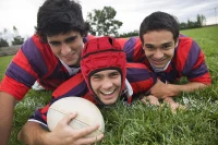 Youth Rugby Scrum Cap – Soft Shell Helmet for Kids, Ideal for Flag Football and Soccer(m-4)