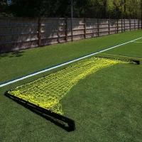Franklin Sports Competition Folding Soccer Goal – Portable 12' x 6' Steel Backyard Goal with Net & Ground Stakes – Regulation Size, Multiple Colors(m-3)