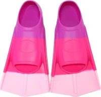 Youth Short Swim Fins — Comfortable Flippers for Lap Training and Swim Practice, Kids & Beginners(m-1)