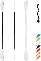 OCEANBROAD 86""/218cm • 90.5""/230cm • 95""/241cm Kayak Oar — Alloy Shaft, Fiberglass-PP Blades, Paddle Leash Included(m-1)
