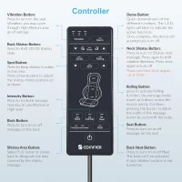 COMFIER Shiatsu Neck & Back Massager with Heat and Compression — App-Controlled 2D/3D Deep Kneading, Adjustable Neck Rollers, Rolling & Spot Massage, Chair Pad Gift(m-9)