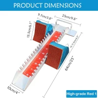 Lightning Multi-Function Starting Block for Sprinters — 25-In Aluminum, 6-Angle Adjustable Track & Field Pedals for Plastic or Cinder Runways — School Sports Day(m-2)