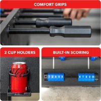 GoSports 48-Inch Foosball Table for Home, Office or Game Room - Matte Black Option(m-5)