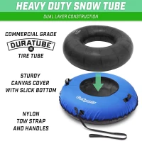 GoSports 44-Inch Commercial Snow Tube with Double-Stitched Canvas Cover and Coated Bottom (Choose Style)(m-2)