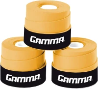 GAMMA Supreme Overgrip – 3-Pack Black, High-Performance Grip Tape for Racquet Sports(m-6)