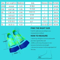 Fanwill Short Flippers for Kids — Comfortable Swim Fins for Lap Training, Children & Beginners (Girls, Boys)(m-4)