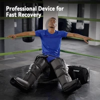 FIT KING Air Compression Recovery System (Medium) - Sequential Dynamic Pressure Boots for Improved Circulation & Faster Athletic Recovery(m-2)