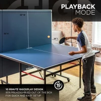 STIGA Advantage Series Table Tennis Tables - 13/15/19/25mm Tops, 10-Min QuickPlay Assembly, Playback Mode — Recreational to Tournament(m-4)
