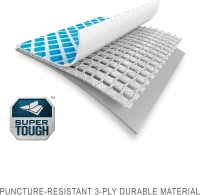 INTEX 26701EH Prism Frame 10ft x 30in Premium Above-Ground Pool Set with 330 GPH Cartridge Filter Pump — 1,185 Gallon Capacity(m-6)