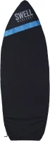 SWELL Adjustable-Length Wakesurf Board Sock with Padded Nose & Pocket — Wakeboard Cover, One-Size-Fits-All Surfboard Bag(m-1)
