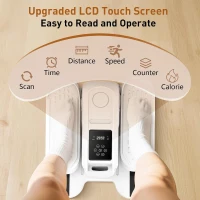 Under-Desk Elliptical Exercise Machine — 12-Speed Seated Foot Pedal Trainer with Auto/Manual Modes, Portable Electric Ellipse for Seniors (As Seen on TV)(m-7)