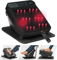 LifePro Foot & Calf Massager for Neuropathy with Heat Option, Vibration and Acupressure Therapy for Circulation and Pain Relief(m-1)