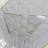 CLAM 14471 Jason Mitchell X5000 9 ft Thermal Hub Shelter - Portable 4-6 Person Ice Fishing Tent with Anchors and Carry Bag(m-7)