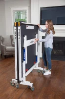 JOOLA Rally TL 9x5' Professional Indoor Ping Pong Table with Quick-Clamp Net & Posts — Tournament-Grade MDF, Fast Assembly, Playback Mode(m-10)