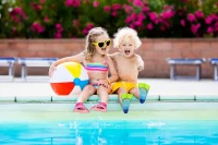 Prsca Youth Short Swim Fins — Training Flippers for Children, Girls & Boys(m-4)