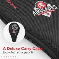 The Peace Maker ALC — Professional Carbon-Enhanced Ping Pong Paddle with Ergonomic Handle, Hard Carry Case, Maximum Spin & Control(m-6)