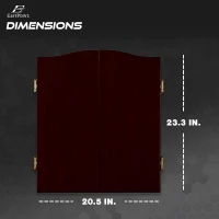 EastPoint Sports Belmont Derbyshire Bristle Dartboard & Cabinet Set(m-7)