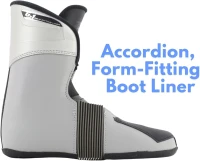 Roces IDEA UP Adjustable Ski Boots for Kids – Youth & Toddler Expandable Downhill Boots with Single Buckle – Girls & Boys Sizes(m-6)