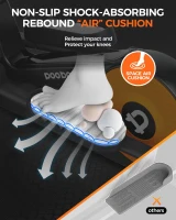 pooboo E399 Elliptical Machine — Home Elliptical with 16-Level Resistance, Hyper-Quiet Magnetic Rear Drive, 15.5 in Stride, LCD Monitor, 350 lb Capacity(m-4)