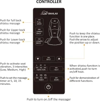 Snailax Shiatsu Back and Seat Massage Pad with Heat — Kneading Deep-Tissue Chair Massager for Home & Office, Gift for Mom and Dad(m-7)