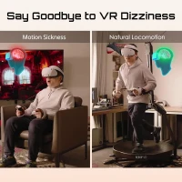 KAT Walk C2 CORE VR Treadmill Bundle with Nexus & Seated Module — 360° Motion for Immersive VR Fitness & Gameplay, SteamVR + Wireless via Nexus (US 9)(m-2)