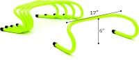 Trademark Innovations 6-Inch Speed Training Hurdles – Pack of 5 (Light Green)(m-5)