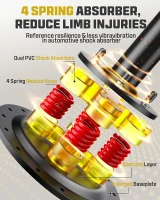 FITVEN Freestanding Kickboxing Bag with Suction-Cup Base and Boxing Gloves — 70"" Heavy-Duty Stand(m-3)