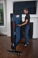 JOOLA Inside Professional 9x5 ft MDF Indoor Ping Pong Table – Quick-Clamp Net & Post, 10-Minute Assembly, Tournament Quality, Foldable with Solo Playback Mode(m-10)