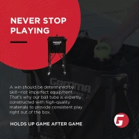 GAMMA Sports EZ Travel Cart - Portable Tennis & Pickleball Hopper with Premium Carrying Case (150/250 Capacity)(m-7)