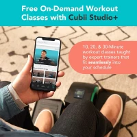 Cubii Move Under-Desk Elliptical — Compact Seated Pedal Exerciser with Adjustable Workout Levels for Adults & Seniors(m-5)