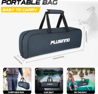 PLUSINNO Bronze Warrior Toray IM6 Carbon Matrix Double Telescopic Kit — 2x 5.91FT Rods & 2x Spinning Reels, 12+1 Bearings, Travel Freshwater Gear(m-5)