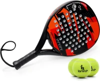Carbon Fiber Surface Padel Racket — EVA Memory Foam Core, Lightweight Design(m-2)
