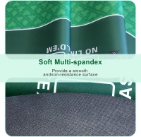 70 x 35 Inch Texas Hold'em Poker Mat — Portable Table Top with Premium Smooth Surface, Noise Reduction and Carrying Case for Professional Casino Play(m-2)