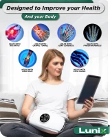 Lunix LX3 Shiatsu Hand Massager with Heat & Compression — 6-Level Pressure Therapy for Arthritis, Carpal Tunnel and Numbness(m-8)