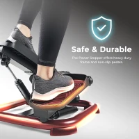 Sunny Health & Fitness 2-in-1 Power Stepper with Resistance Bands, Bluetooth-Ready, 400 lb Capacity & Free SunnyFit App(m-5)