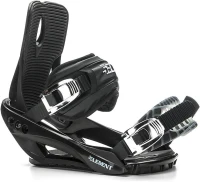 5th Element Summit Stealth Men's Snowboard Bindings — Universal Mounting Disc & Hardware for New or Replacement Boards, Beginner–Intermediate(m-3)